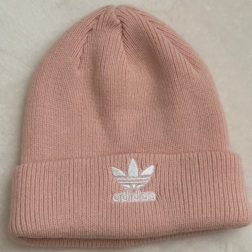 Pink Adidas Beanie
